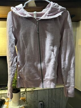 Pink / lavender color Zip-Up Hooded Jacket - Women's size 6 but fits like a 4